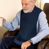 Tabard style adult bib - Medium Navy