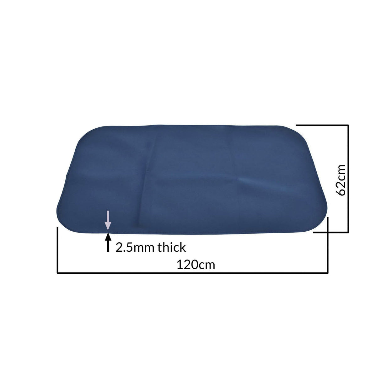 Junior Changing Mat - Steel Blue/Black