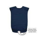 Tabard style adult bib - Small Navy