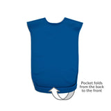 Tabard style adult bib - Small Blue