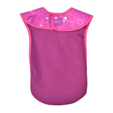 Junior Tabard Style Bib - Pink bubbles pattern