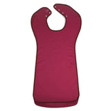Tabard style adult bib - Large Burgundy