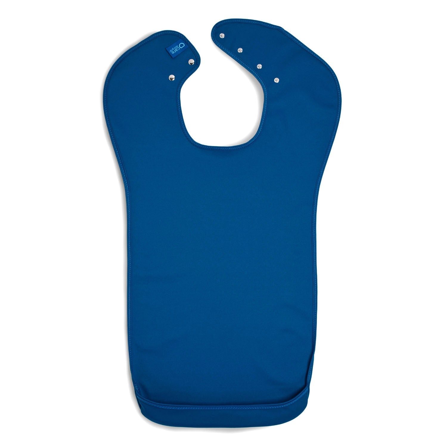 Tabard style adult bib - Medium Blue