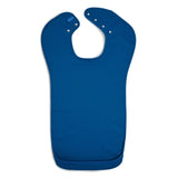 Tabard style adult bib - Medium Blue