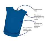 Junior Tabard style bib - Blue