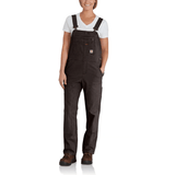 Carhartt 102438 Women's Rugged Flex Loose Fit Canvas Bib Overall