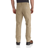 Carhartt 102821 Rugged Flex Straight Fit Canvas 5-Pocket Tapered Work Pant Trouser Dark Khaki, 36" Waist 34" Leg