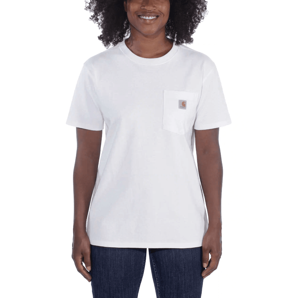 Carhartt 103067 Women's Loose Fit Heavyweight Short Sleeve K87 Pocket T-Shirt