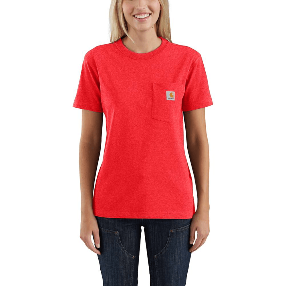 Carhartt 103067 Women's Loose Fit Heavyweight Short Sleeve K87 Pocket T-Shirt