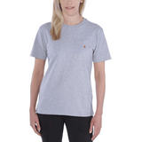 Carhartt 103067 Women's Loose Fit Heavyweight Short Sleeve K87 Pocket T-Shirt