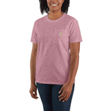 Carhartt 103067 Women's Loose Fit Heavyweight Short Sleeve K87 Pocket T-Shirt