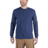 Carhartt EK231 Relaxed Fit Heavyweight Long Sleeve Graphic T-Shirt Top