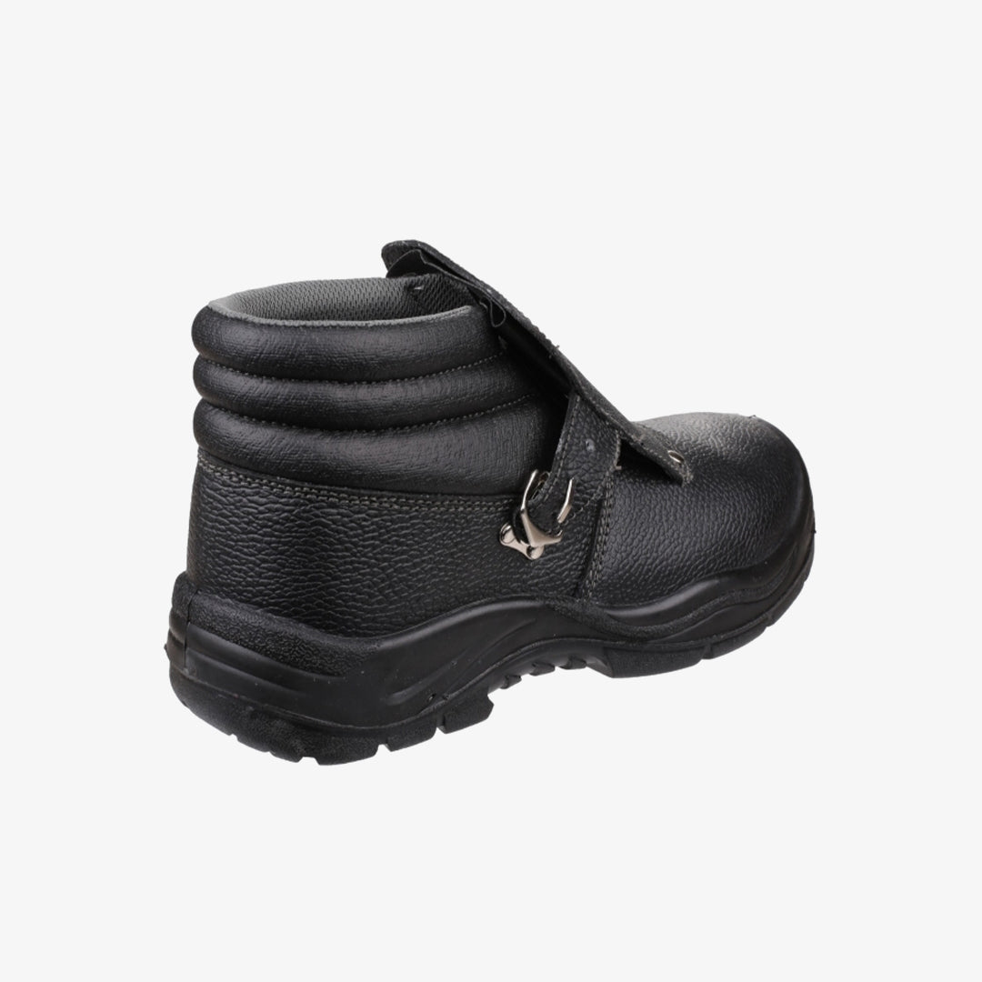 Centek GLYDER Mens Leather Welding Safety Boots Black