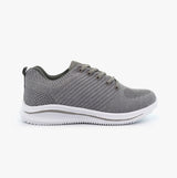 Cipriata LEONA Womens Sparkle Lace Up Trainers Grey