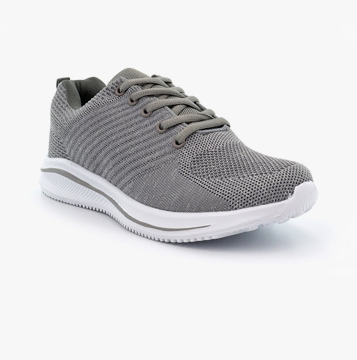 Cipriata LEONA Womens Sparkle Lace Up Trainers Grey