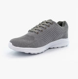 Cipriata LEONA Womens Sparkle Lace Up Trainers Grey