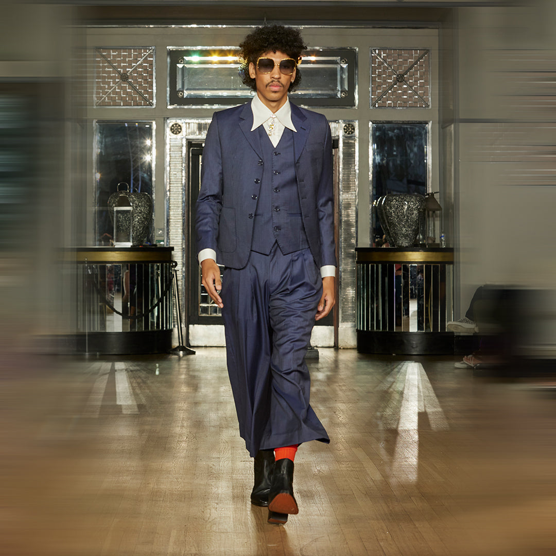 Club Cubano VALENTE Mens Leather Cuban Heel Boots Black