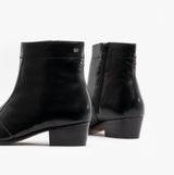 Club Cubano CAESAR Mens Leather Cuban Heel Boots Black