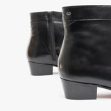 Club Cubano CAESAR Mens Leather Cuban Heel Boots Black
