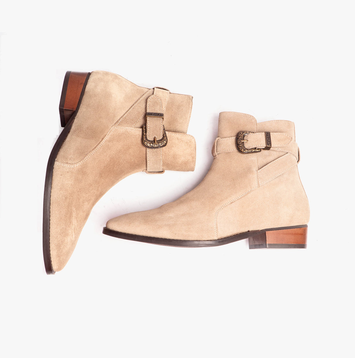 Club Cubano Ricardo Mens Boots Sand