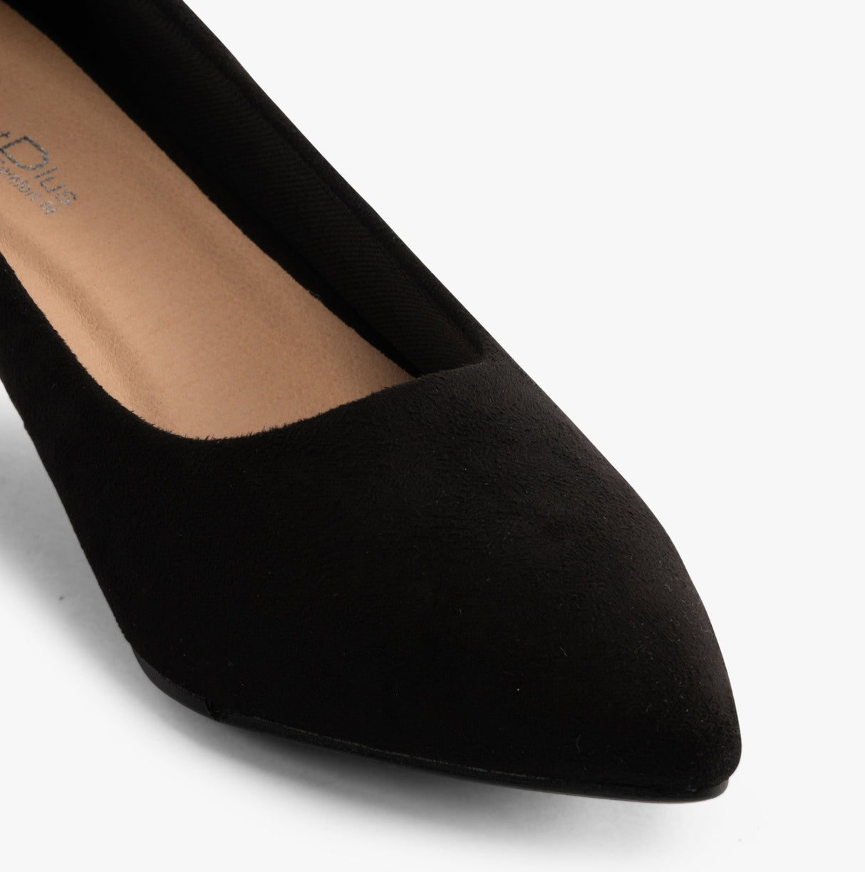 Comfort Plus TEXAS Womens Shoes Black - Faux Suede