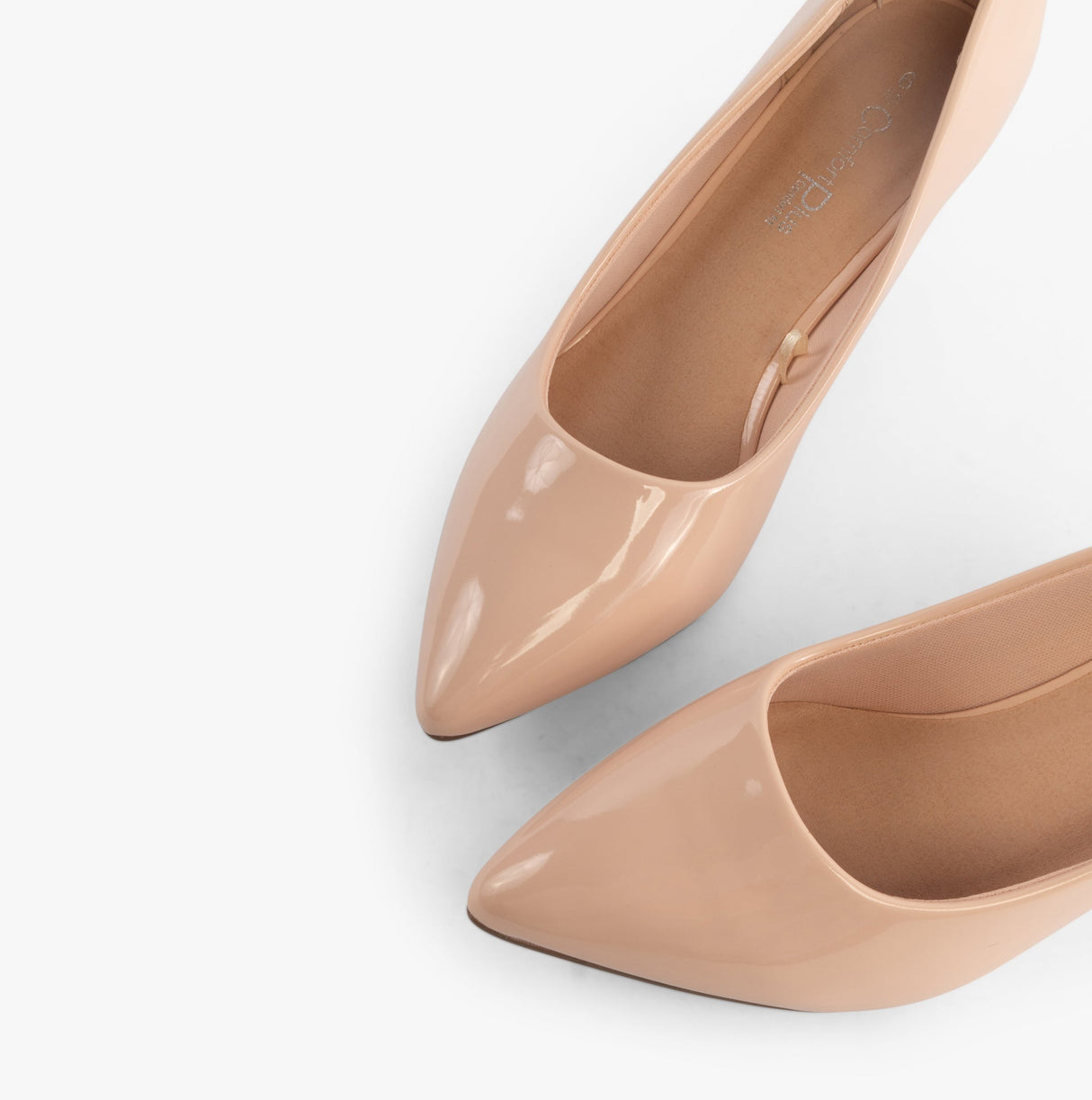 Comfort Plus TEXAS Womens Shoes Nude - Patent