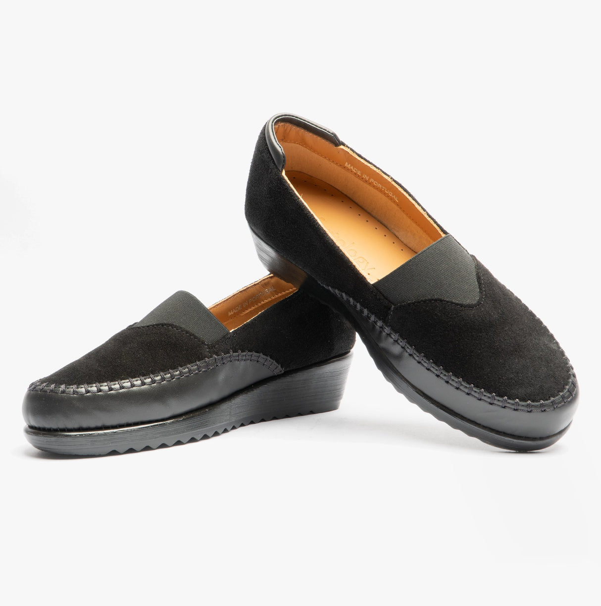 Comfortology DIA Womens Suede Shoes Black