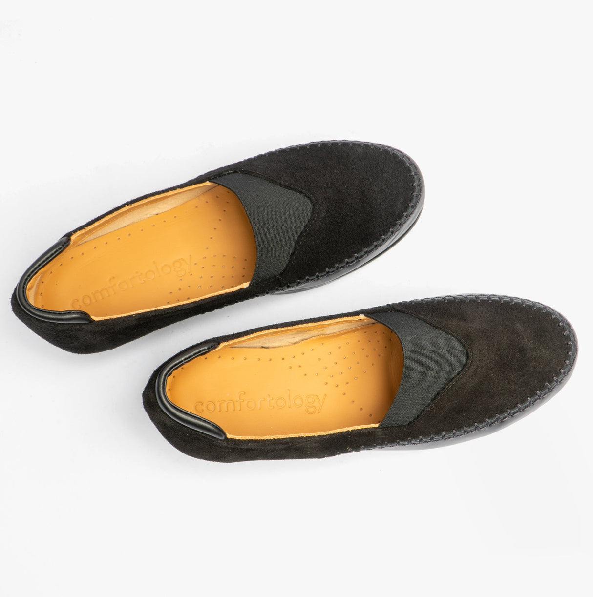 Comfortology DIA Womens Suede Shoes Black