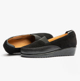 Comfortology DIA Womens Suede Shoes Black