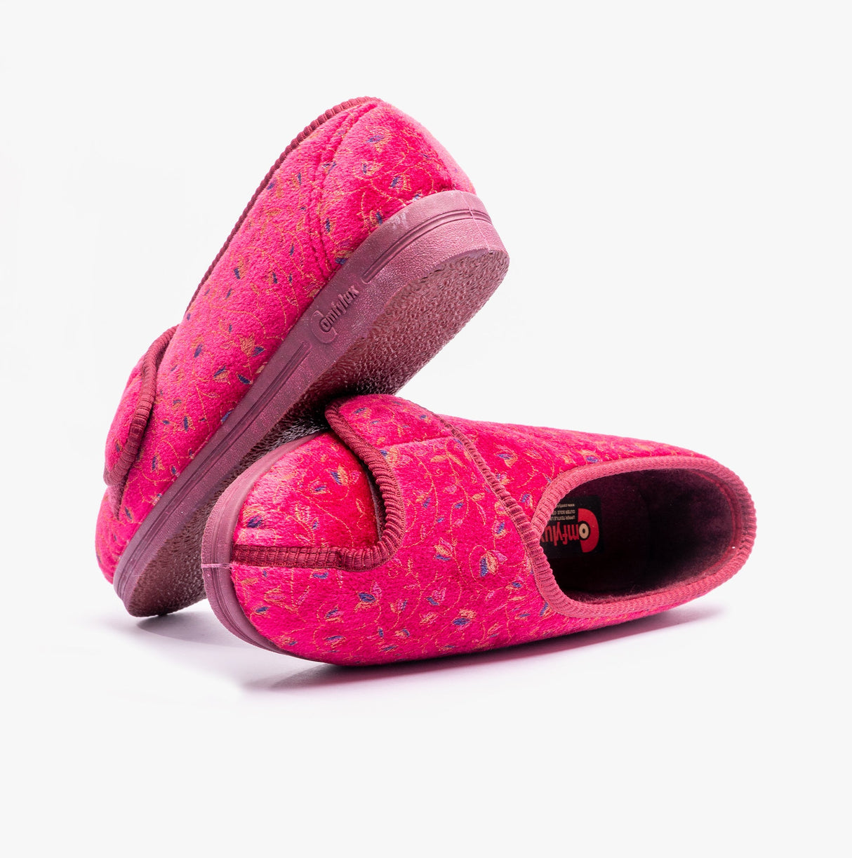 Comfylux HELEN Womens Full Slippers Wine