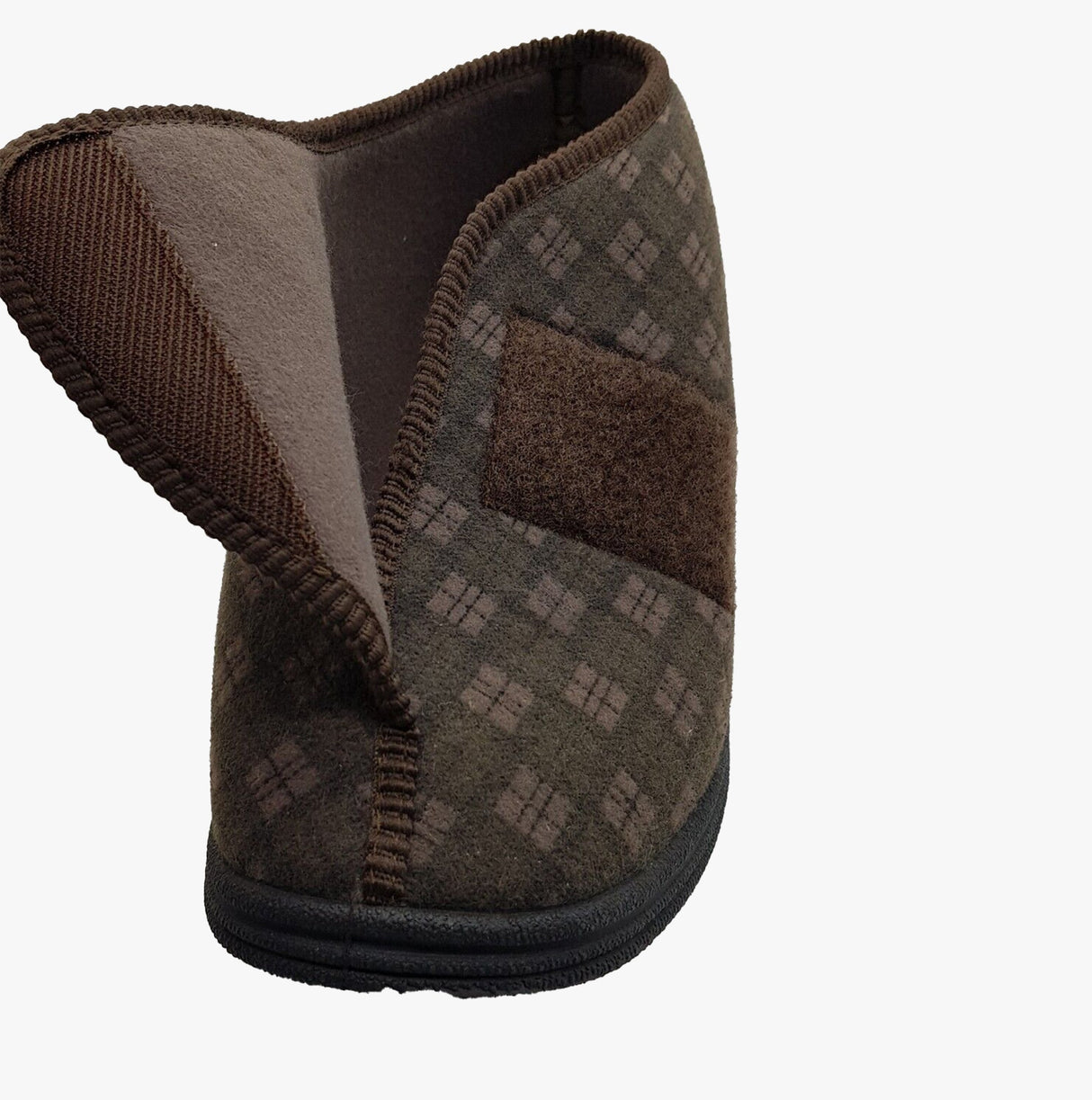 Comfylux JAMES Mens Boot Slippers Brown