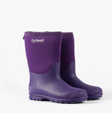 Cotswold HILLY NEOPRENE Girls Wellington Boots Purple