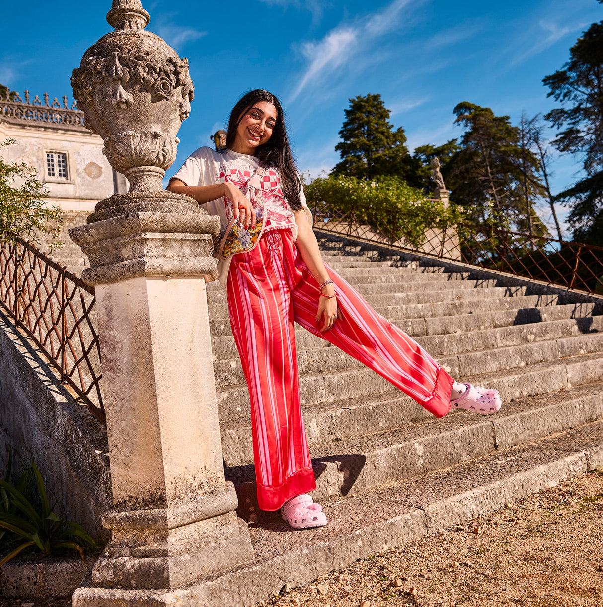 Crocs 10001-6ZW CLASSIC Womens Clogs Pink Milk