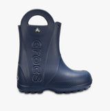 Crocs 12803-410 HANDLE IT RAIN BOOT Kids Wellies Navy