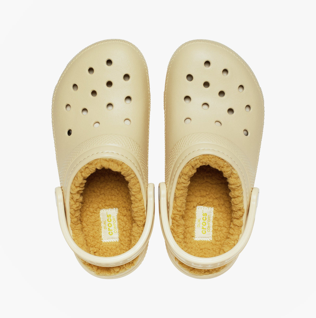 Crocs CLASSIC LINED Unisex Clogs Sesame