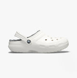 Crocs 203591-10M CLASSIC LINED Unisex Clogs White/Grey