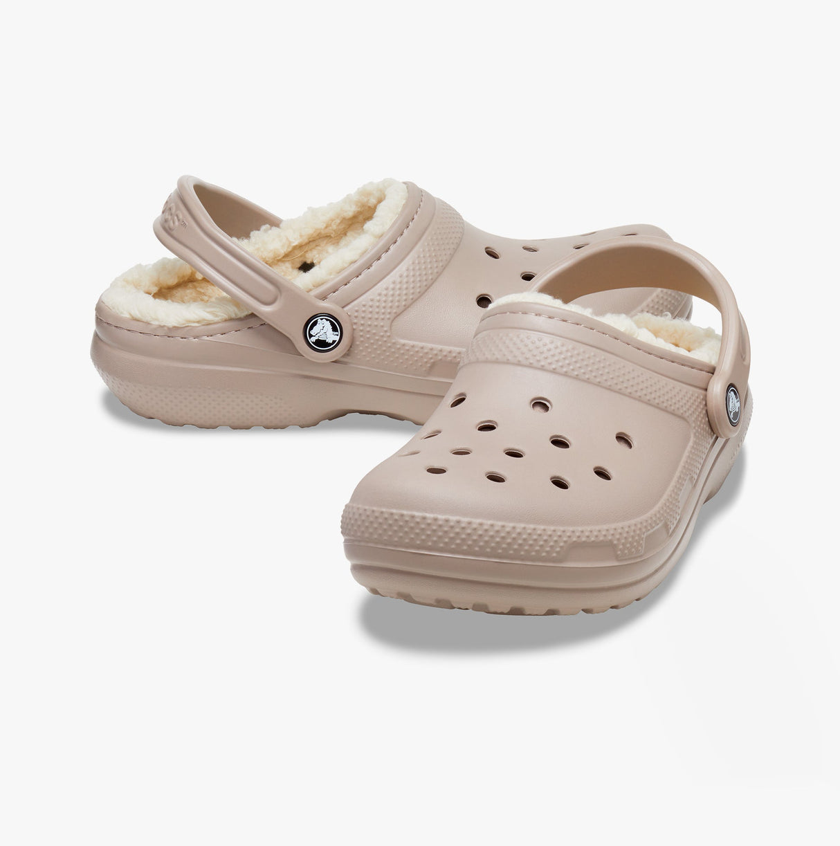 Crocs 203591-2YB CLASSIC LINED Unisex Clogs Mushroom/Bone