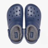 Crocs 203591-459 CLASSIC LINED Unisex Clogs Navy/Charcoal