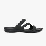 Crocs 203998-060 SWIFTWATER SANDAL Womens Sandals Black