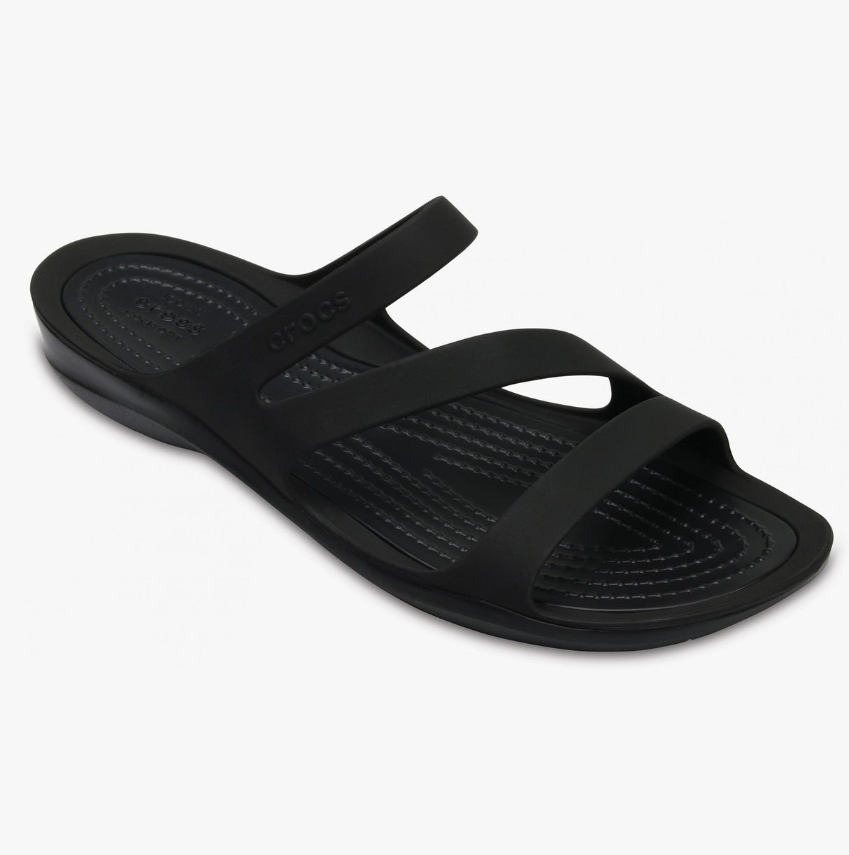 Crocs 203998-060 SWIFTWATER SANDAL Womens Sandals Black