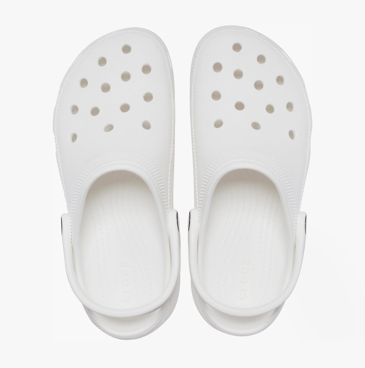 Crocs 206750-100 CLASSIC PLATFORM CLOG Womens Clogs White