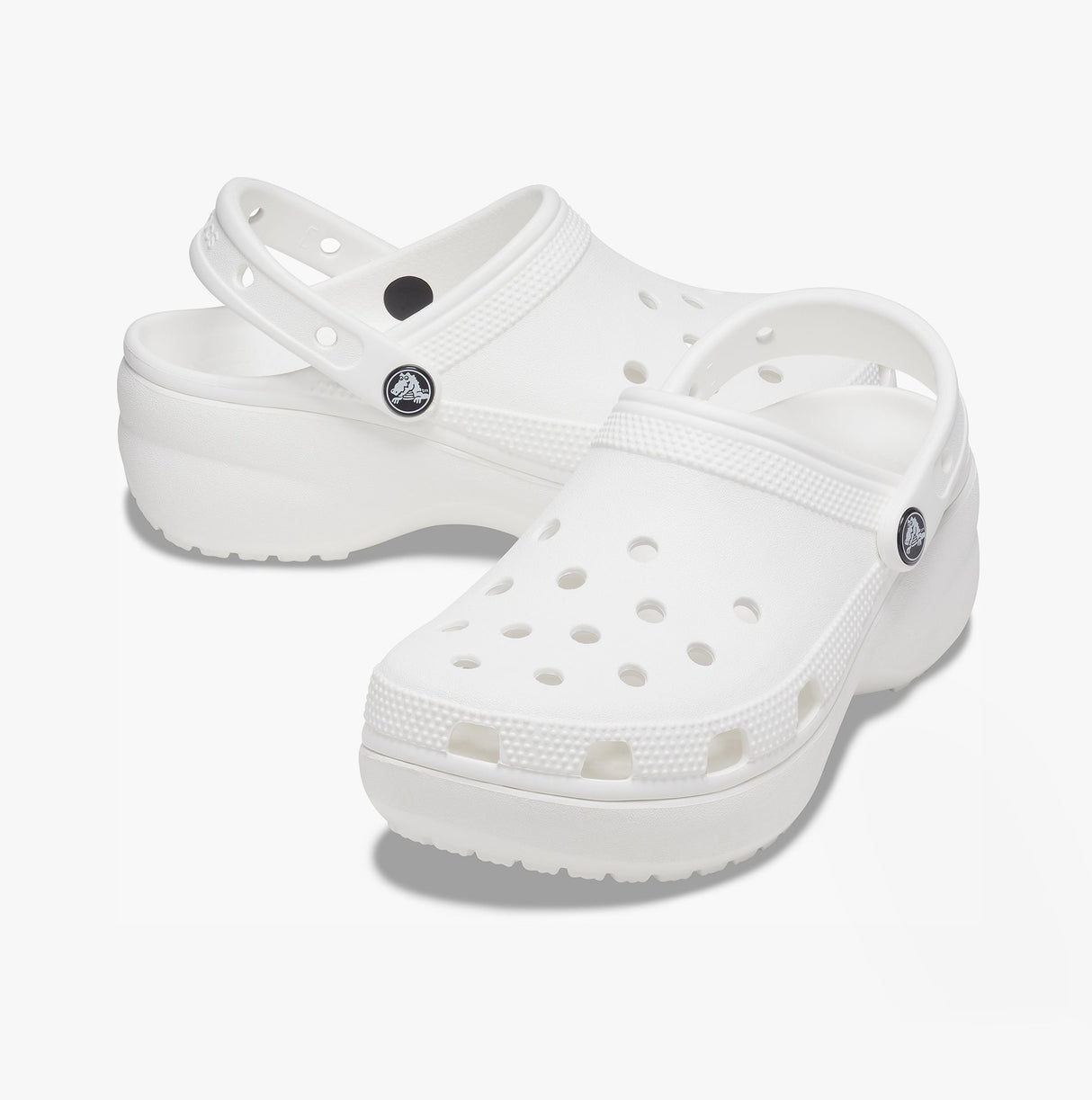 Crocs 206750-100 CLASSIC PLATFORM CLOG Womens Clogs White