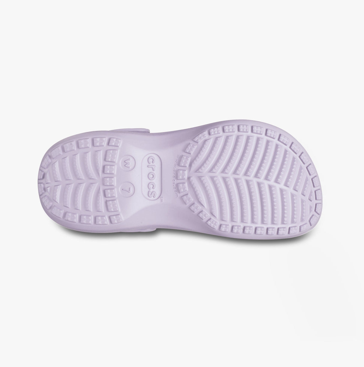 Crocs 206750-5PS CLASSIC PLATFORM CLOG Womens Clogs Mauve Mist