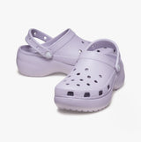 Crocs 206750-5PS CLASSIC PLATFORM CLOG Womens Clogs Mauve Mist