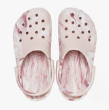 Crocs 206867-6WS CLASSIC MARBLED Womens Clogs Quartz/Multi