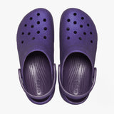 Crocs 207241-5AS CLASSIC PLATFORM GLITTER Womens Clogs Dark Iris