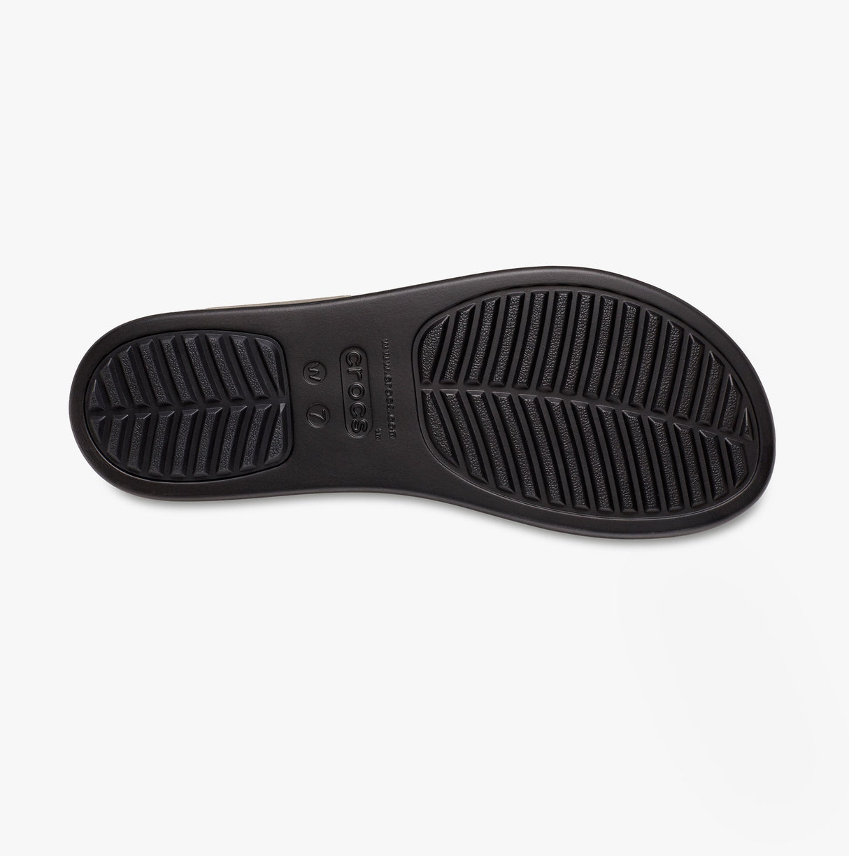 Crocs 207431-001 BROOKLYN BUCKLE LOW WEDGE Womens Sandals Black