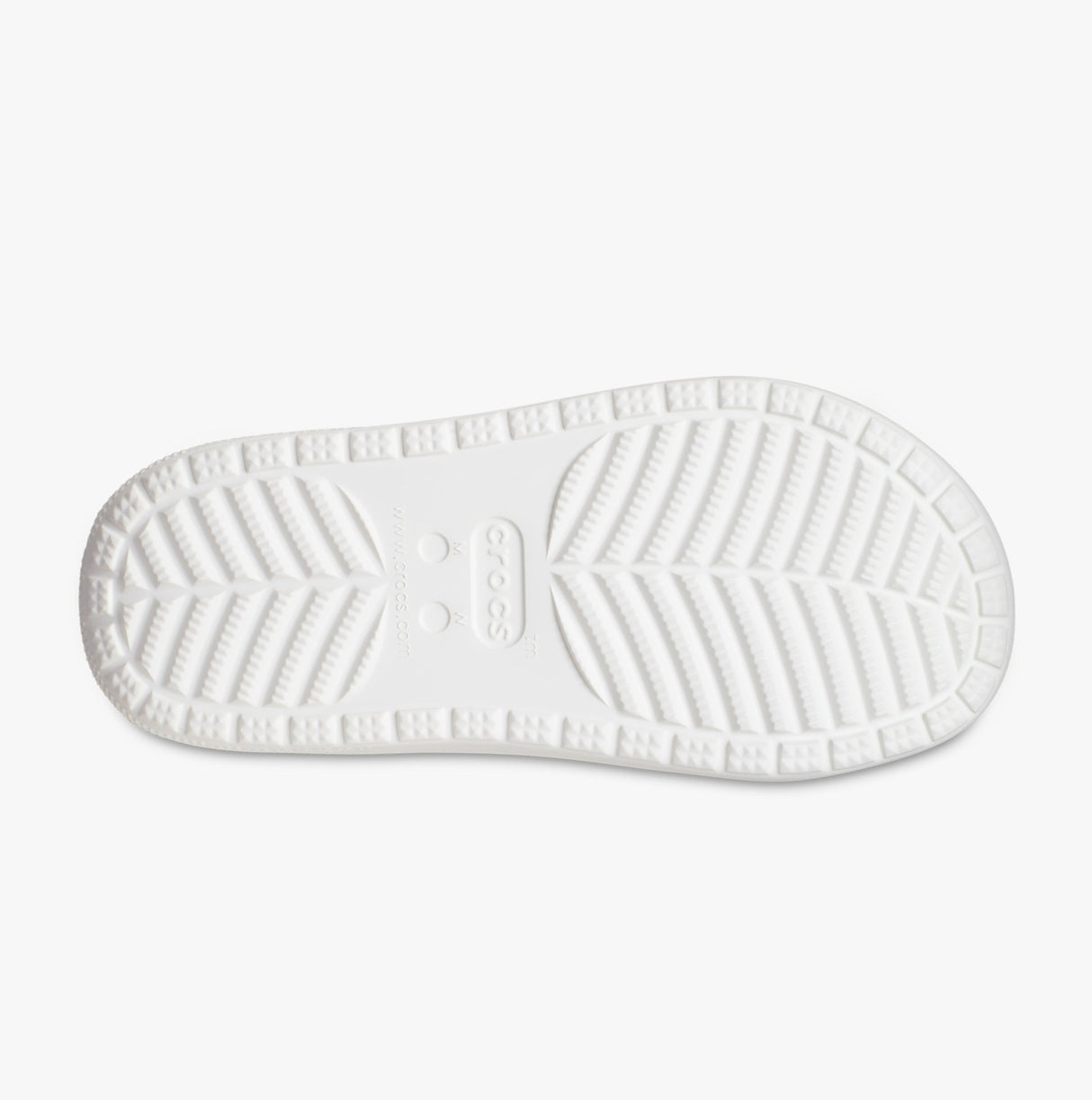 Crocs 207446-100 CLASSIC COZZZY Womens Sliders White