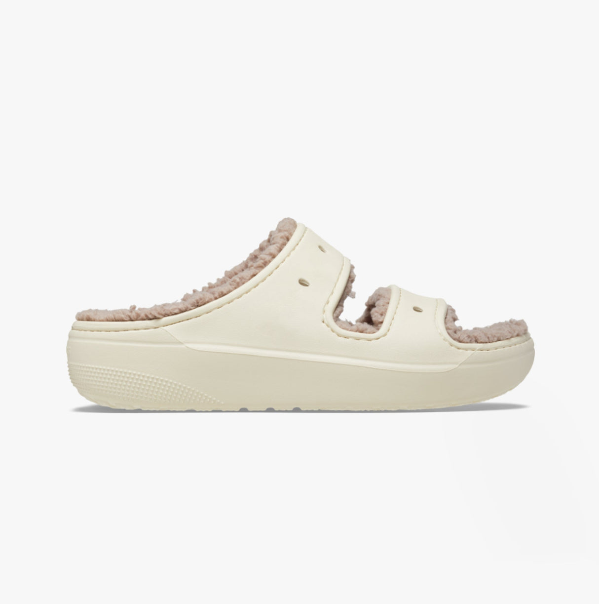 Crocs 207446-2YC CLASSIC COZZZY Unisex Sliders Bone/Mushroom