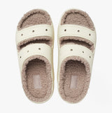 Crocs 207446-2YC CLASSIC COZZZY Unisex Sliders Bone/Mushroom